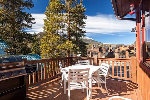 Lovely patio area with gas grill