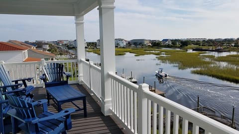 Watch the tide refresh the marsh grasses twice a day.