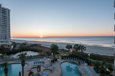 Awesome sunrises from the balcony!  Sit back and enjoy.  