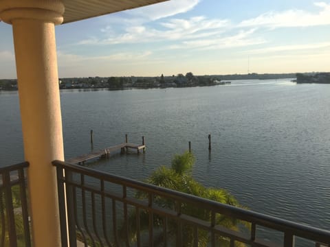 Master bedroom view, this is the best of the beach and the bay.
