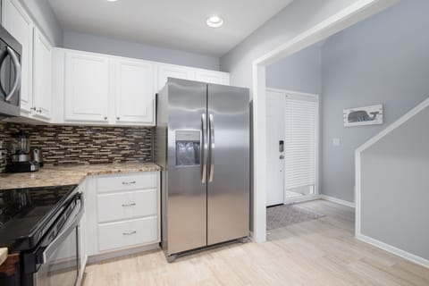 Kitchen and front door view