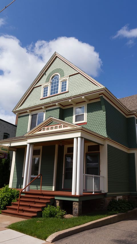 The main entrance on Third Street.