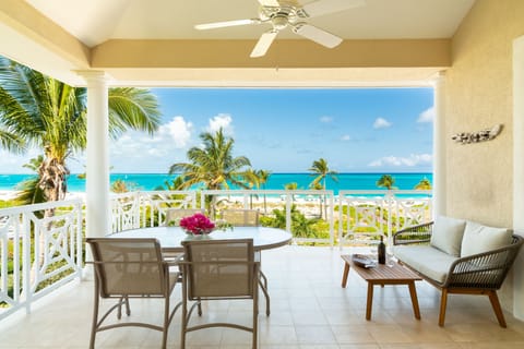 Penthouse corner balcony