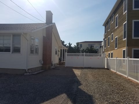 front of house/driveway