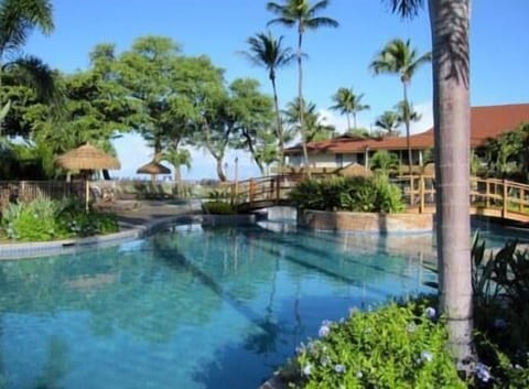 Beachside pool - one of two pools on property