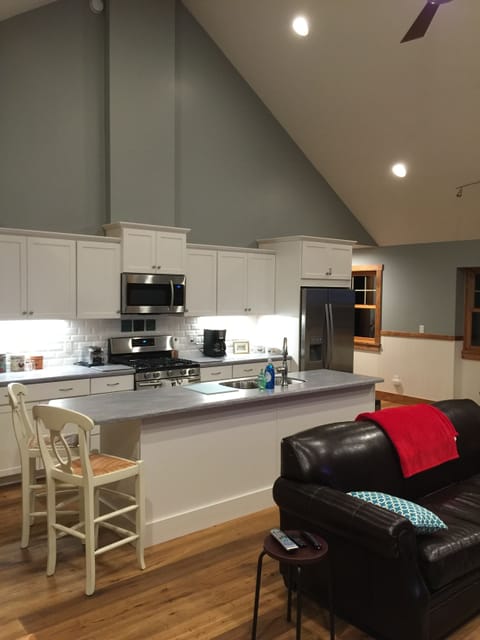 Be part of the action while preparing a meal.