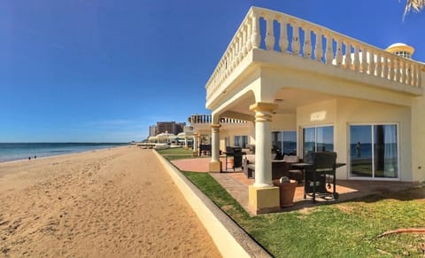 Beach front paradise. Gorgeous ocean waters and glistening sands