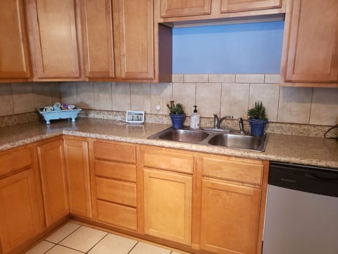 large kitchen, with all you need