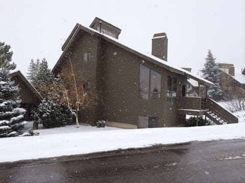 This townhouse is an end unit with great views out every window!