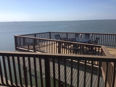 This is your upper level over the boat lift. What a view! Don't miss sunset!