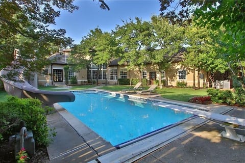 Pool is heated in colder months, and open year round !