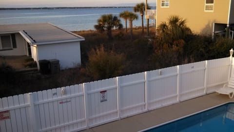 Santa Rosa Sound view from one of the 2nd floor Master Suite balconies.