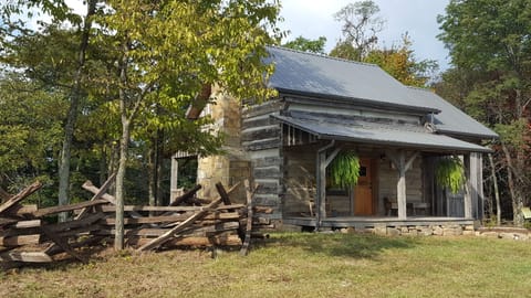 Early 1800's cabin completely remodeled with modern conveniences.