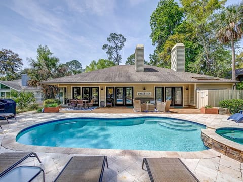 Pool Area at 16 Heath Drive