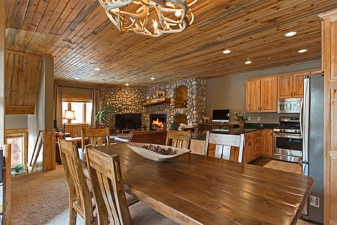 Dining space for 8 and more seating at the bar