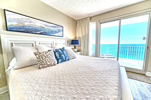 Master Bedroom with balcony access and what a view!