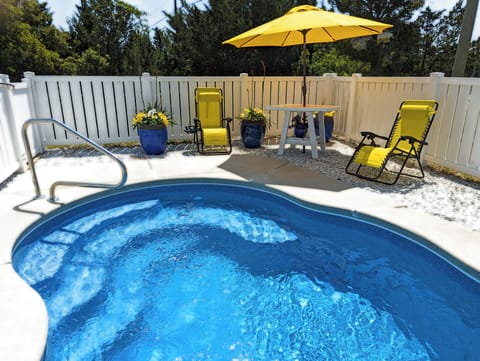 Pool. Hot tub is not in the picture but located at the other end of the pool.