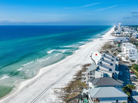 Aerial View of Beach & Complex