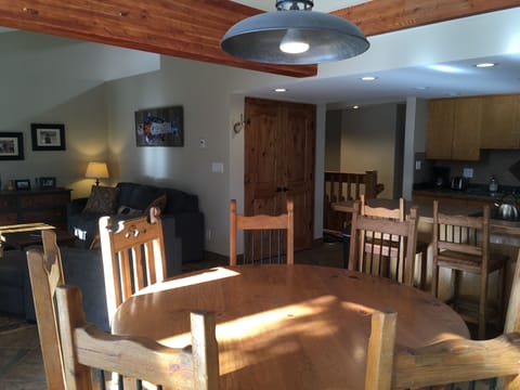 Dining area. Great space to gather for meals and games