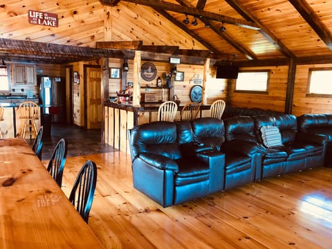 Great room and tiki bar