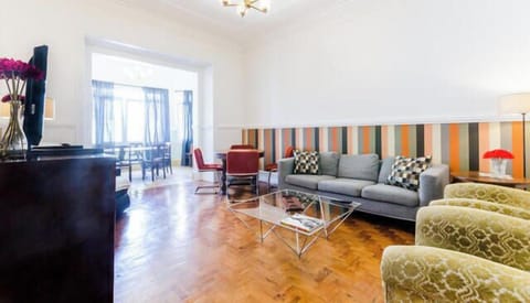 View from the entrance of the living room.