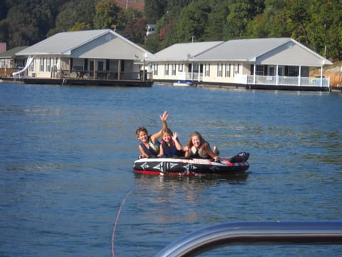 All 3 Floating Holiday houses at Springs Dock Marina on Norris Lake. 