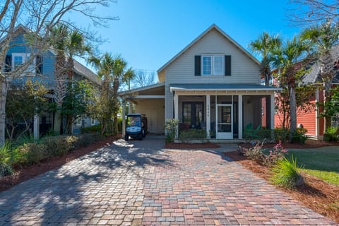Widened Driveway & new golf cart for 2020!
