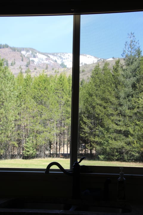 View Twenty Odd Peak from the kitchen sink