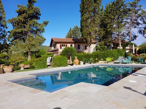 Apt. Brunelleschi in Villa Cafaggiolo and the wonderful swimming pool