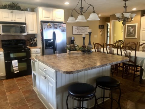 Kitchen looking towards Dining table