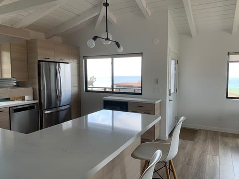 Ocean view from kitchen window