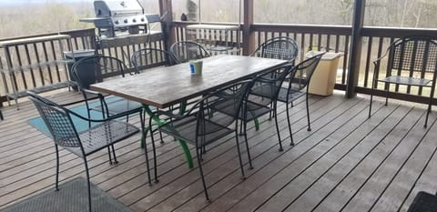 Undercover large deck. 