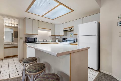 Fully equipped kitchen includes pots, pans, utensils, plates, silverware, etc.