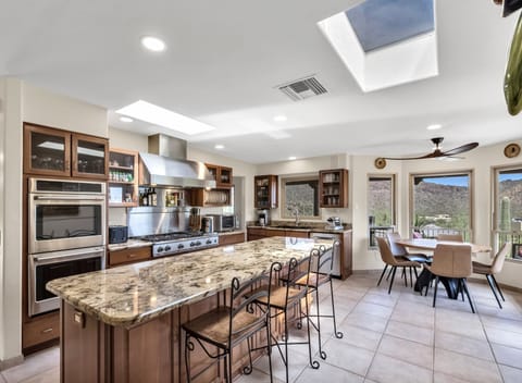 Large kitchen island