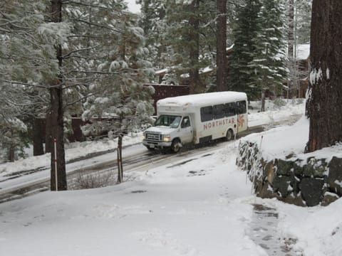 Free shuttle picks you up & drops you off at our driveway! Just request via app