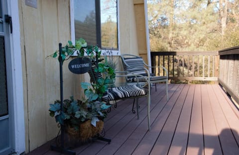 The deck is great for star gazing