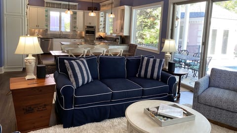 Living Area near Kitchen and Outside Living