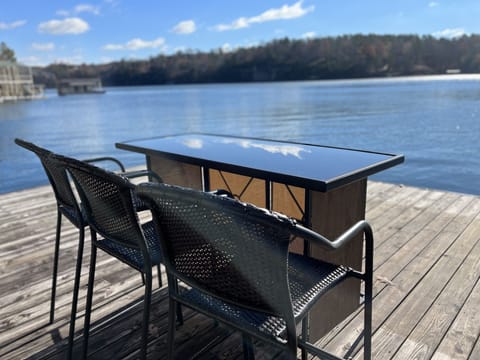 Awesome views off the swim platform on the two story dock