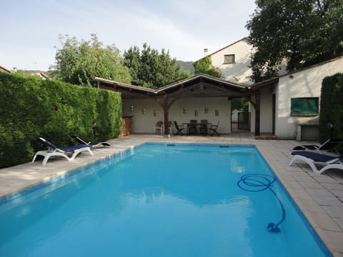 Blue Pool and Pool House
