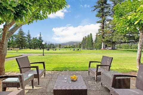 View of driving range from living room