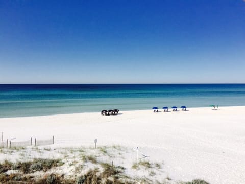 View from the balcony of the worlds most beautiful beach!