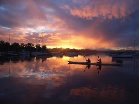 incredible sunset view from the decks and jetty
