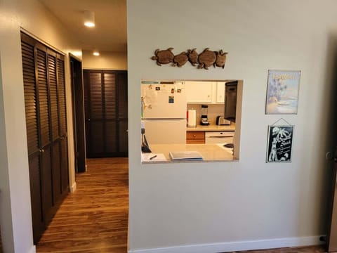 Front hall and kitchen