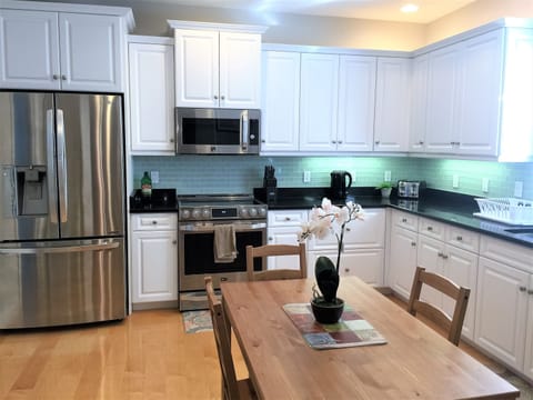 Modern Kitchen with Top of the line, brand new Appliances