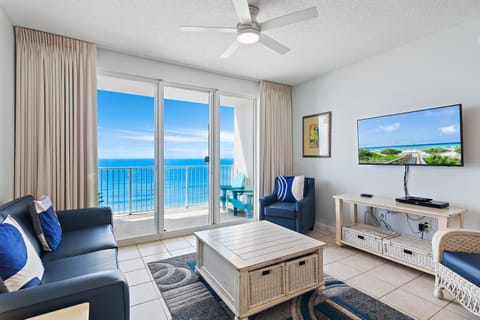 Take in panoramic Gulf views the moment you walk into the living room.