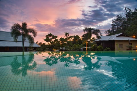Outdoor pool, open 8:00 AM to 7:00 PM, sun loungers
