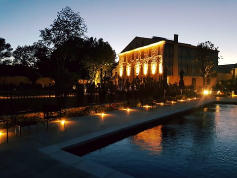 Front of property - evening/night