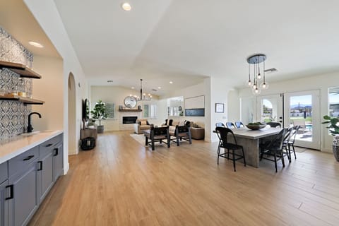 Open concept living space