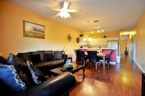 living and dining area