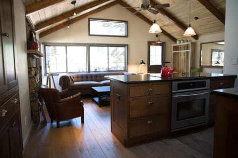 Quartersawn oak cabinets